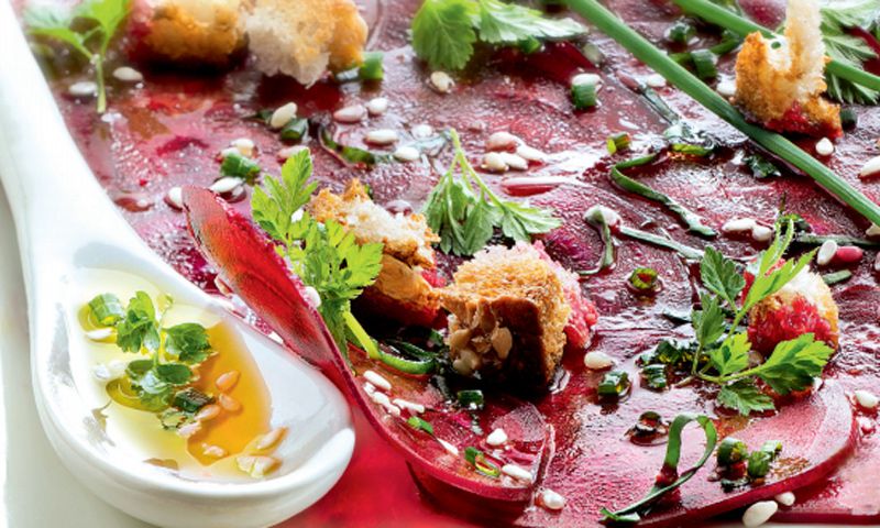 'Carpaccio' de remolacha