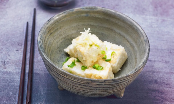 Tofu frito Tofu frito