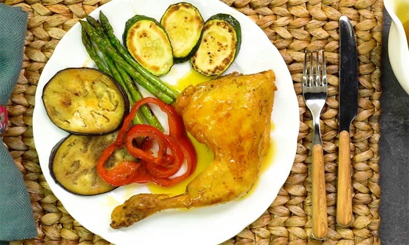 Pollo de corral asado a la cerveza, más fácil imposible Pollo de corral asado a la cerveza, más fácil imposible