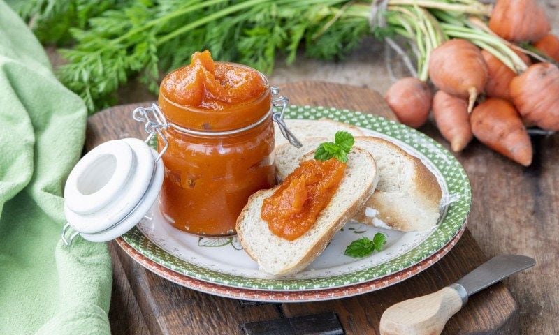 Mermelada de zanahoria y jengibre