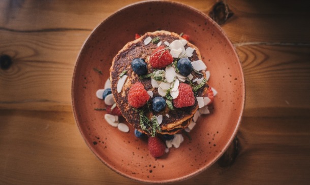 Tortitas de avena y cacao Tortitas de avena y cacao