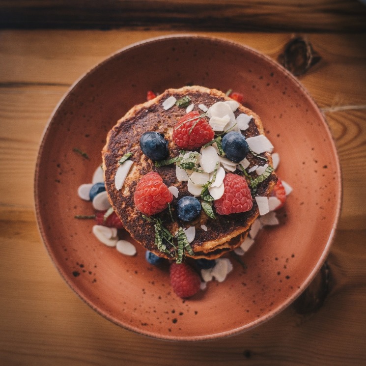 Tortitas de avena y cacao