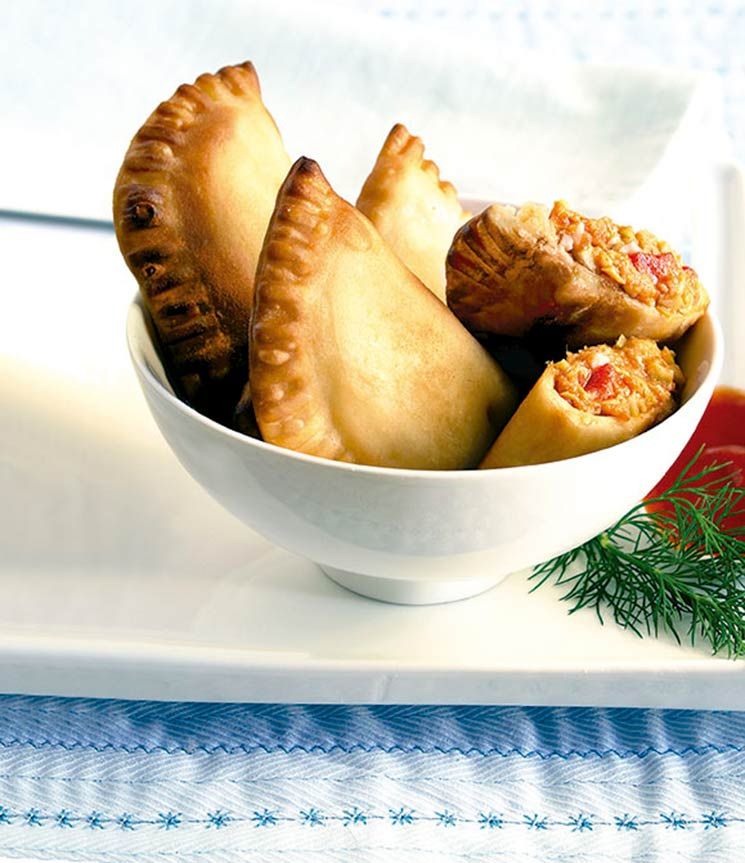 Empanadillas de bonito y pimiento Empanadillas de bonito y pimiento