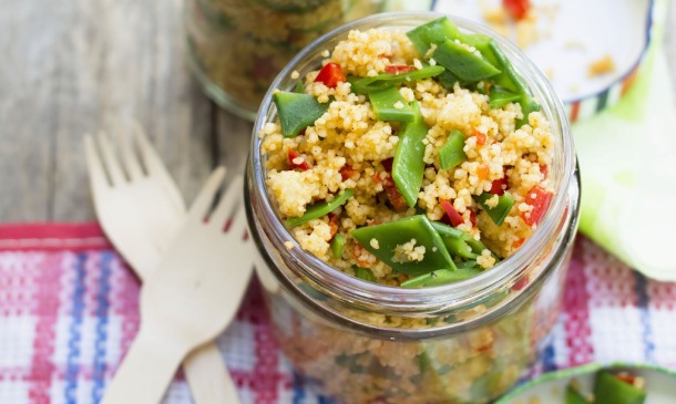 Ensalada vegana de cuscús Ensalada vegana de cuscús