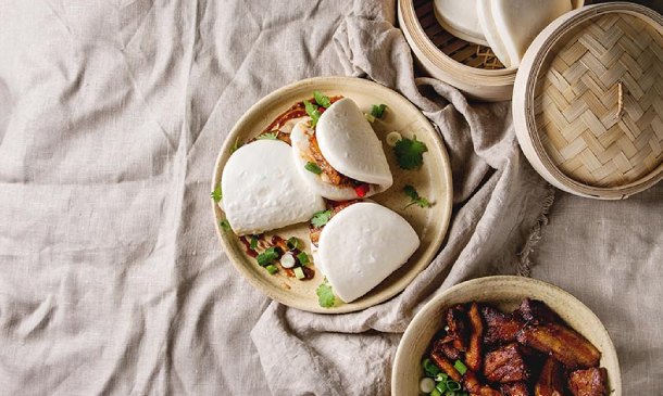 Baos de ternera y verduras Baos de ternera y verduras