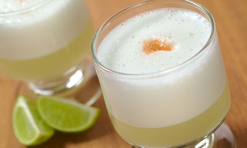 Pisco 'sour' clásico