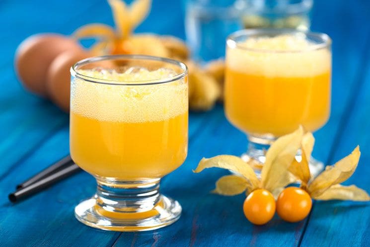 Pisco 'sour' de aguaymanto Pisco 'sour' de aguaymanto