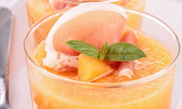 Gazpacho de melón Gazpacho de melón