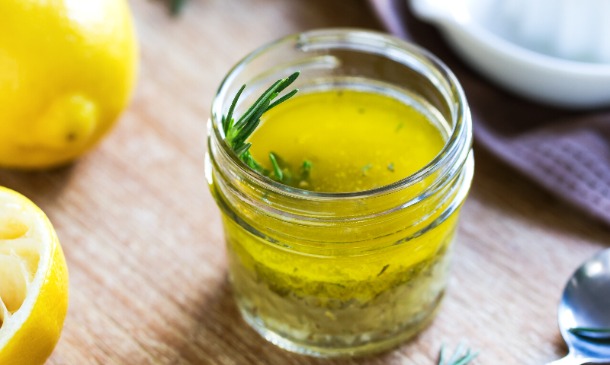Vinagreta de ajo y limón Vinagreta de ajo y limón
