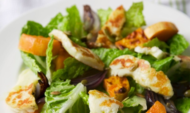 Ensalada de batata y 'halloumi' Ensalada de batata y 'halloumi'