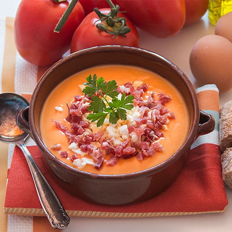 Salmorejo manchego en Thermomix