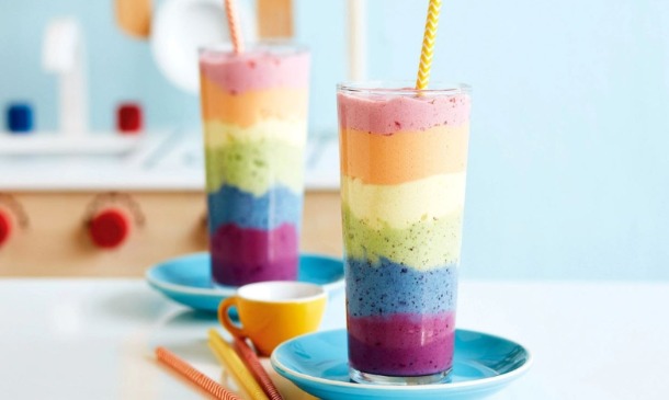 'Smoothie' de frutas multicolor 'Smoothie' de frutas multicolor