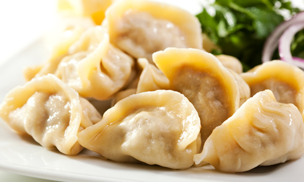‘Dumplings’ de cerdo
