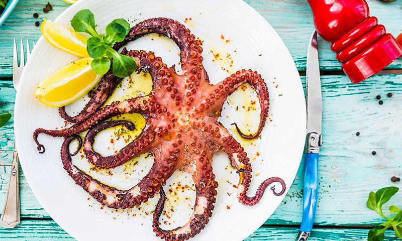 Paso a paso para un pulpo a la parrilla de escándalo Paso a paso para un pulpo a la parrilla de escándalo