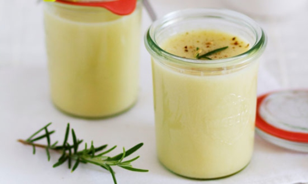 Vasitos de 'Vichyssoise' Vasitos de 'Vichyssoise'
