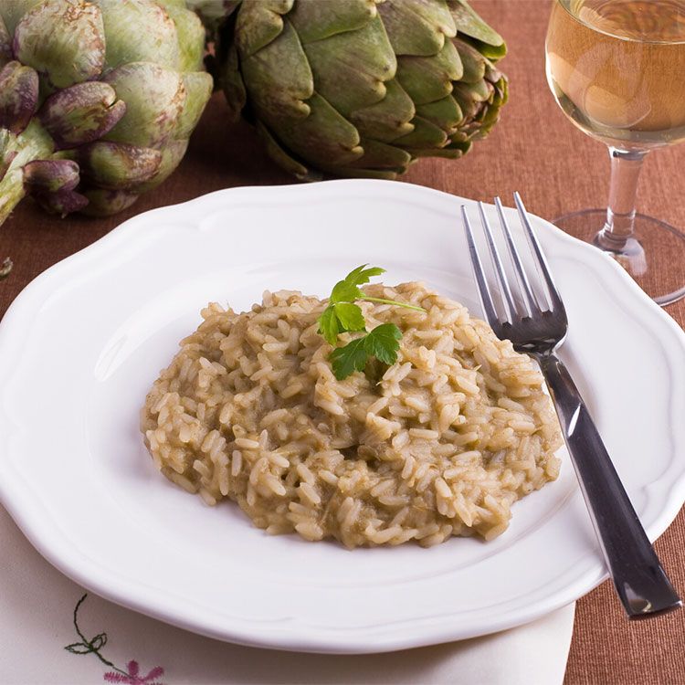 'Risotto' de alcachofas 'Risotto' de alcachofas