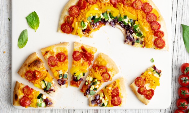 Pizza 'Arcoiris' Pizza 'Arcoiris'