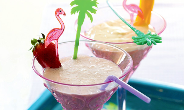 Batido de arándanos y fresas Batido de arándanos y fresas
