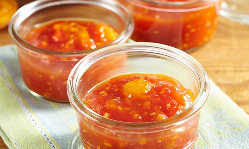 'Chutney' de tomate y albaricoque