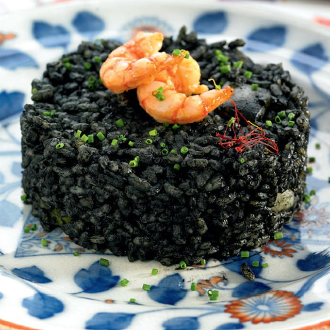 Timbal de arroz negro