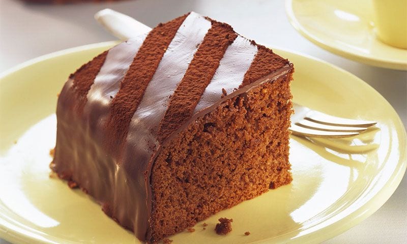 Bizcocho de chocolate y jengibre