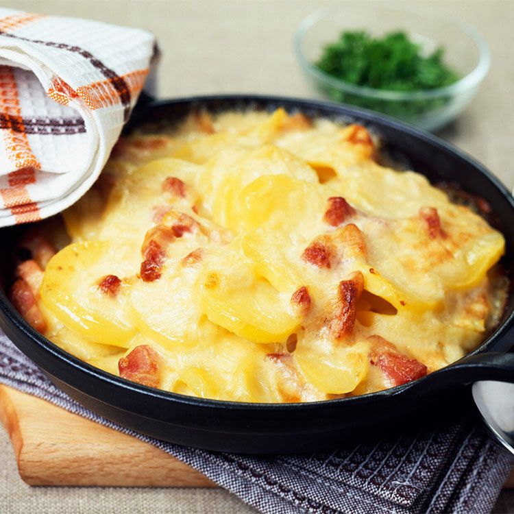 'Tartiflette' de queso Reblochon 'Tartiflette' de queso Reblochon