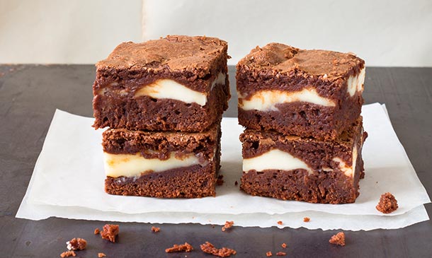 'Brownie' de mascarpone y café 'Brownie' de mascarpone y café