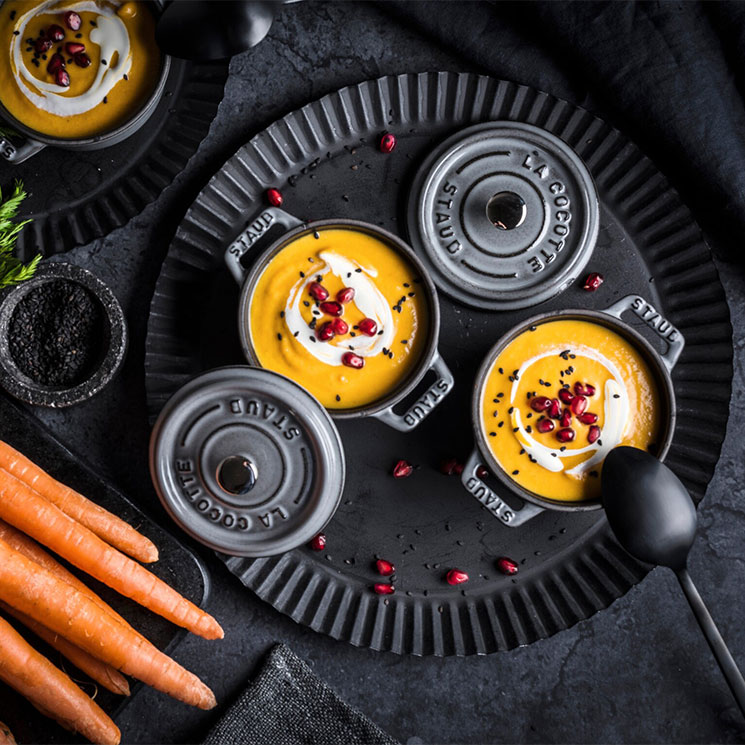 Crema de zanahoria en 'cocotte'