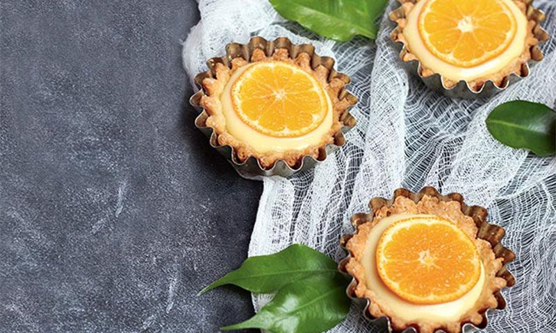 Pastelitos de naranja y arroz