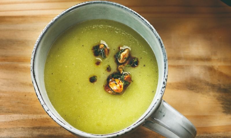 Crema de verduras exprés con refrito