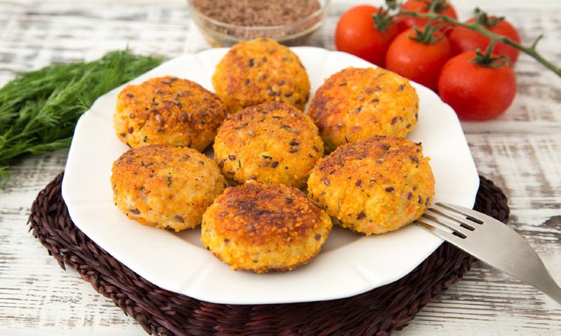 Hamburguesas de pavo con semillas de lino