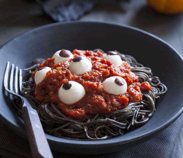 Pasta 'sangrienta' de 'Halloween' Pasta 'sangrienta' de 'Halloween'