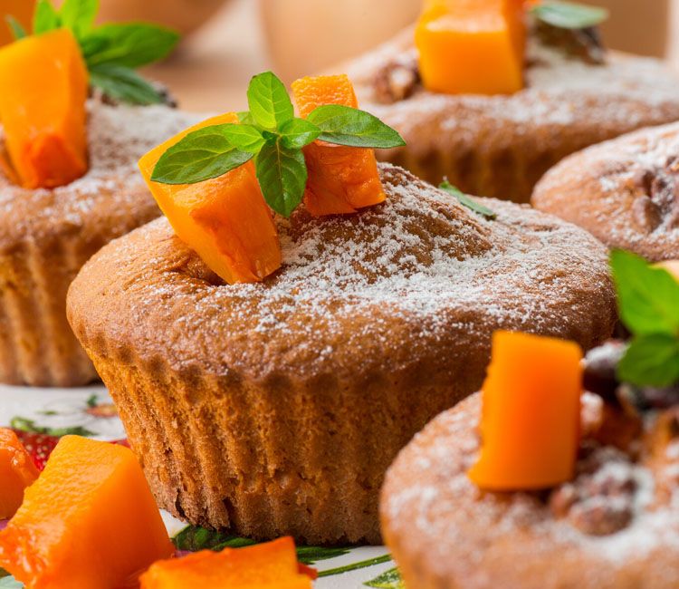 'Muffins' de calabaza 'Muffins' de calabaza