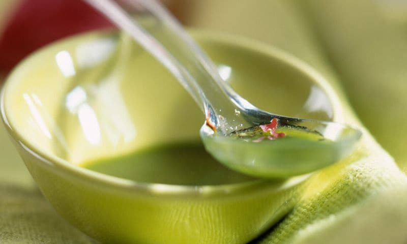Vinagreta de té 'matcha'