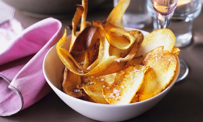 'Chips' de patata y de chirivía