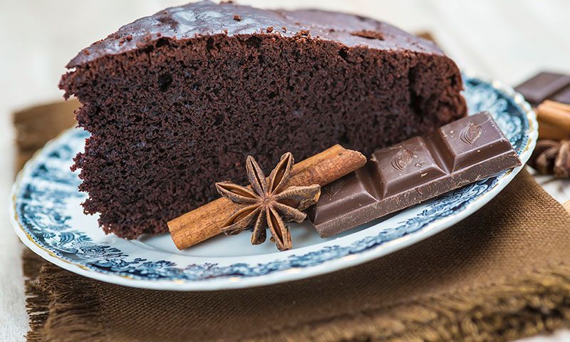 Bizcocho de chocolate y especias