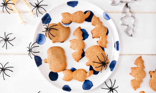 Galletas de avena y jengibre para 'Halloween' Galletas de avena y jengibre para 'Halloween'