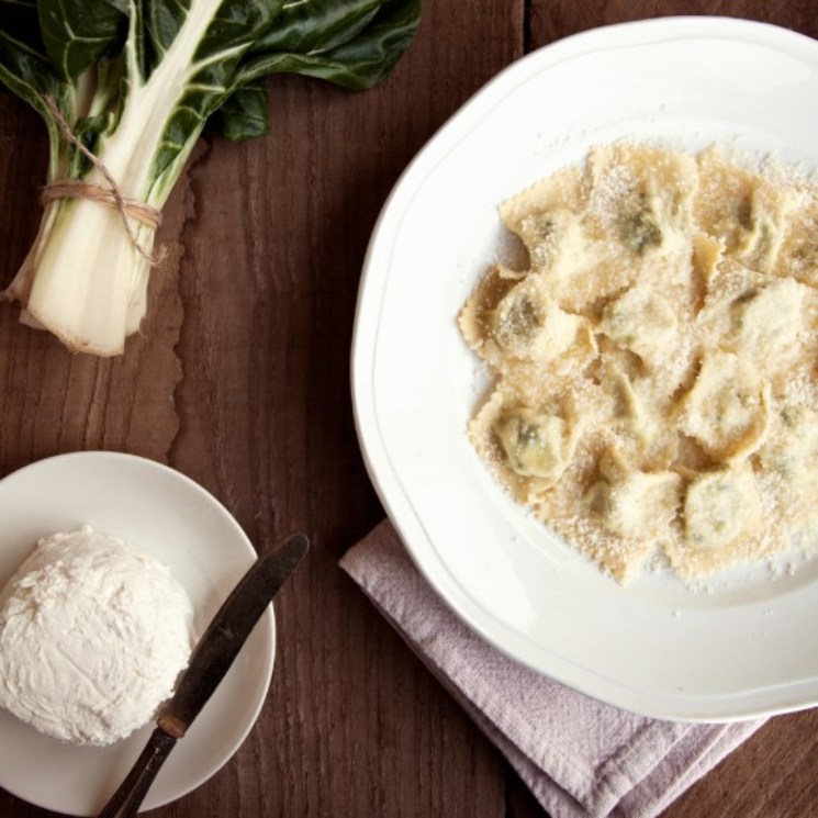 Raviolis de acelgas