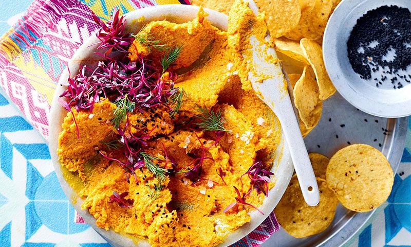 'Dip' de zanahoria con un toque picante