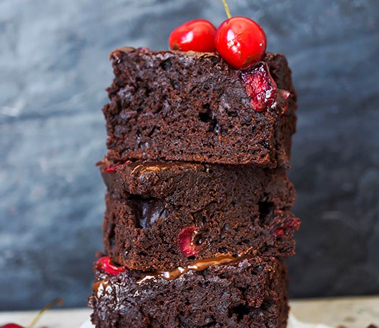 Brownie de cereza Brownie de cereza