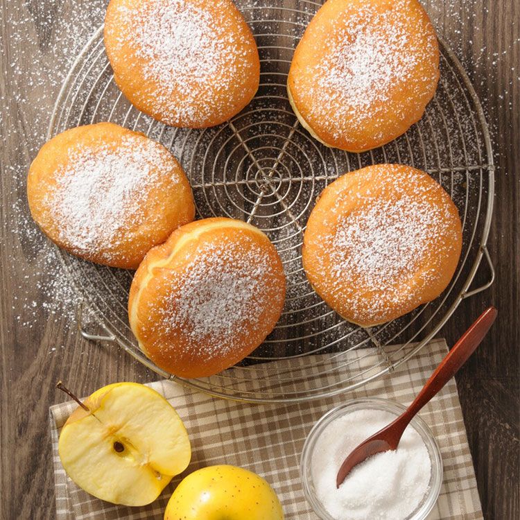 Dónuts de manzana Dónuts de manzana