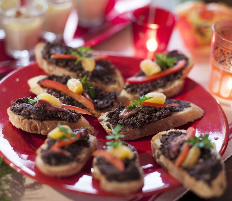 Paté de aceitunas negras Paté de aceitunas negras