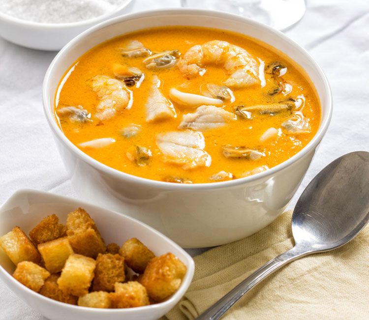 'Chowder' de marisco y pescado 'Chowder' de marisco y pescado