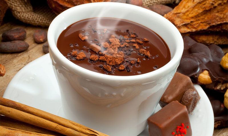 Chocolate con almendras