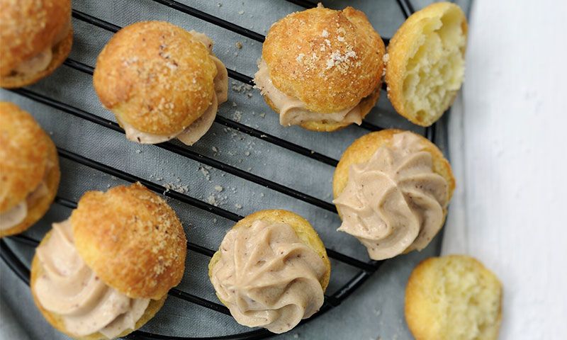 Bocaditos de crema de turrón