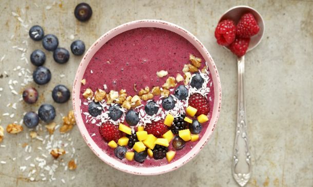 'Smoothie bowl' de frutos rojos 'Smoothie bowl' de frutos rojos