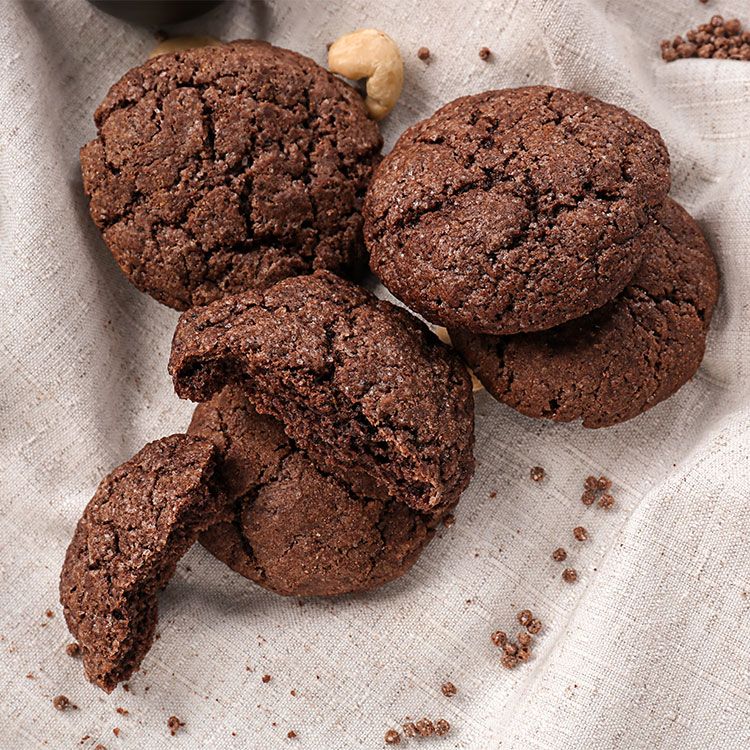 'Cookies' de chocolate y anacardos 'Cookies' de chocolate y anacardos