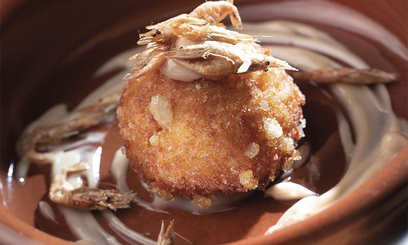 Croquetas de gambas al ajillo Croquetas de gambas al ajillo