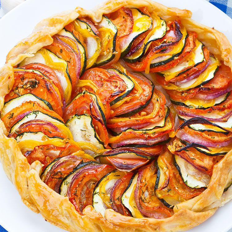 'Galette de ratatouille' 'Galette de ratatouille'