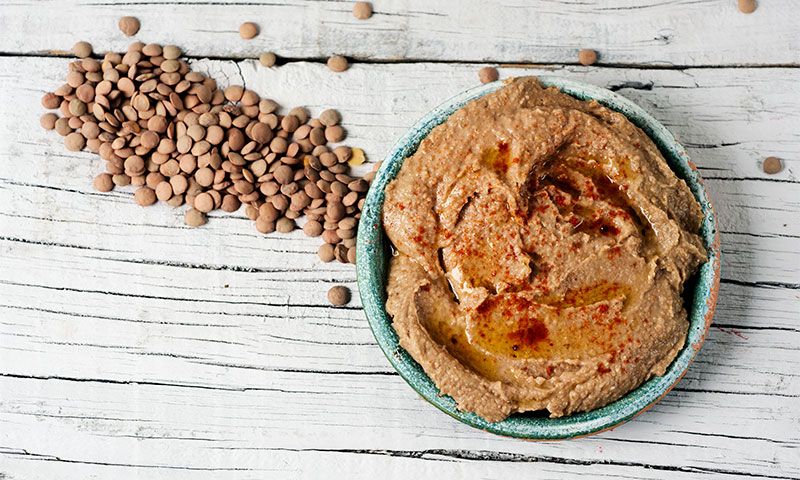 Hummus de lentejas